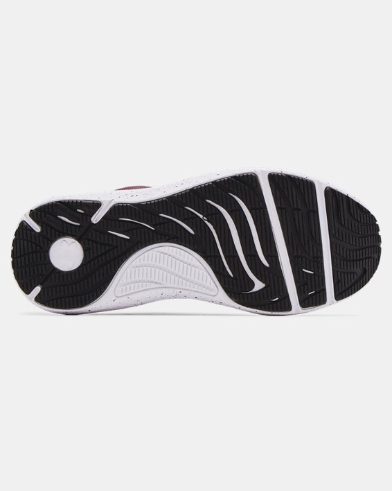 Women's UA Charged Pursuit 2 Big Logo Speckle Running Shoes, White, pdpMainDesktop image number 4